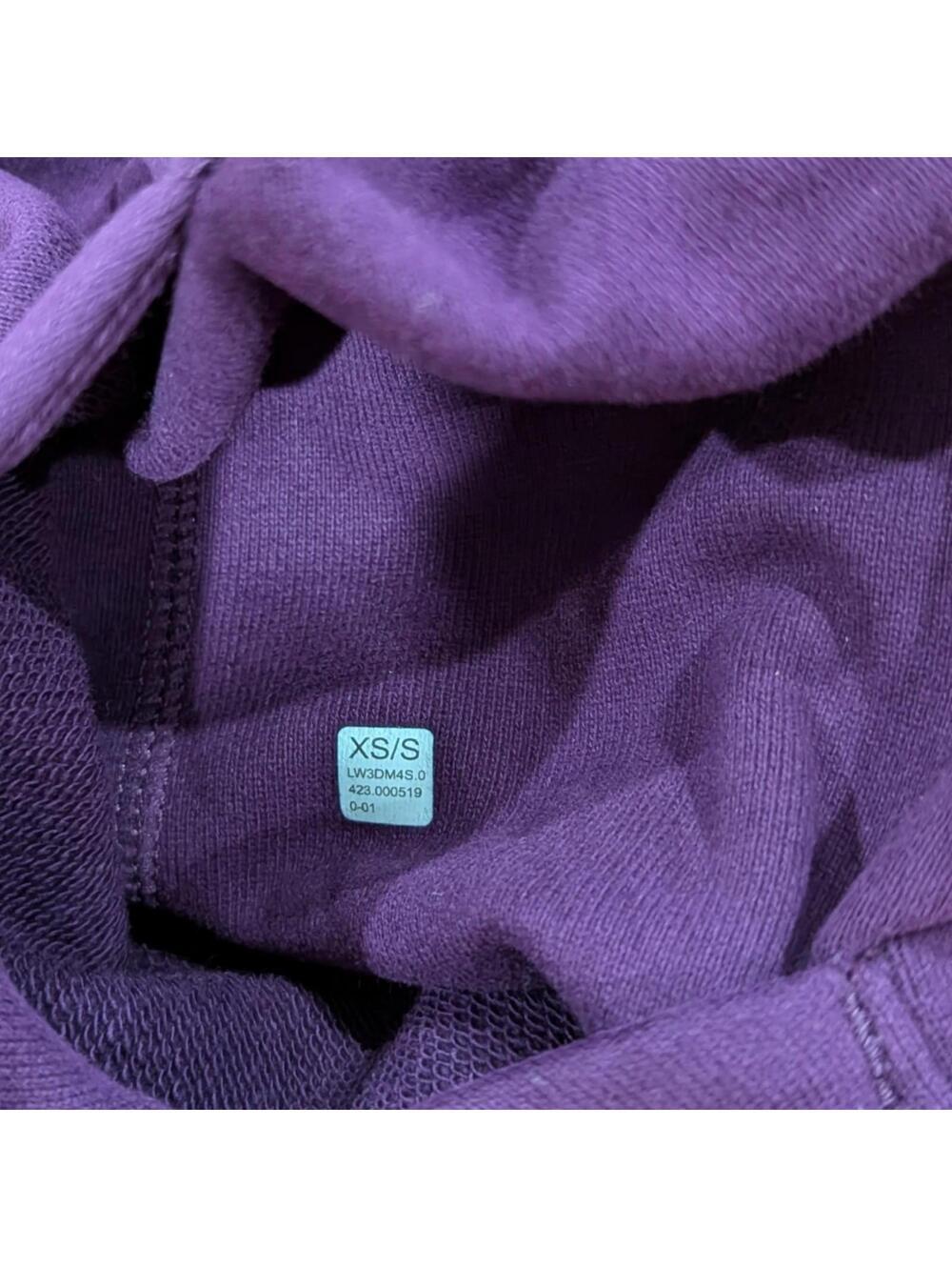 Lululemon Scuba Oversized 1/2 Zip Hoodie XS/S Dramatic Magenta Half Zip - Picture 9 of 9